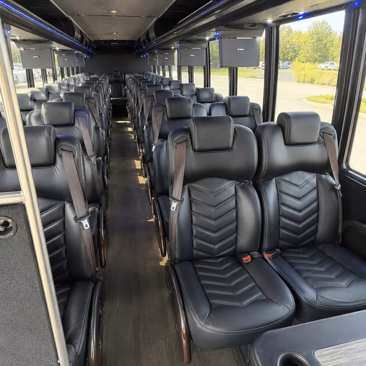 15 35 passenger minibus inside