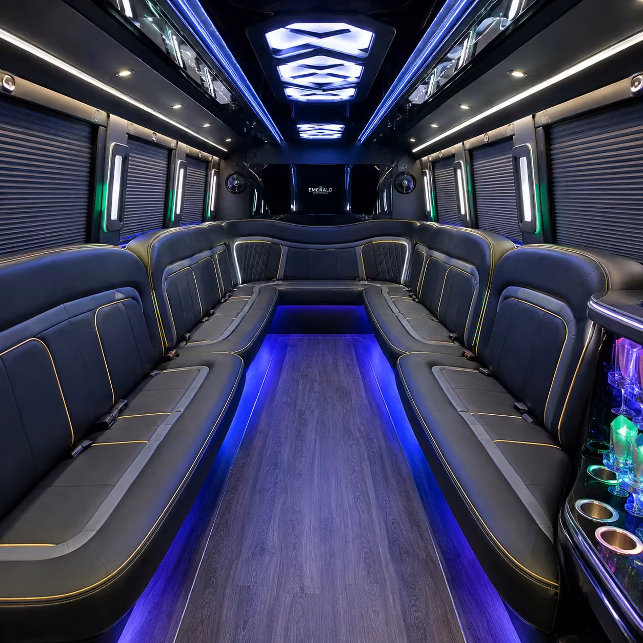 chrysler 300 limo inside