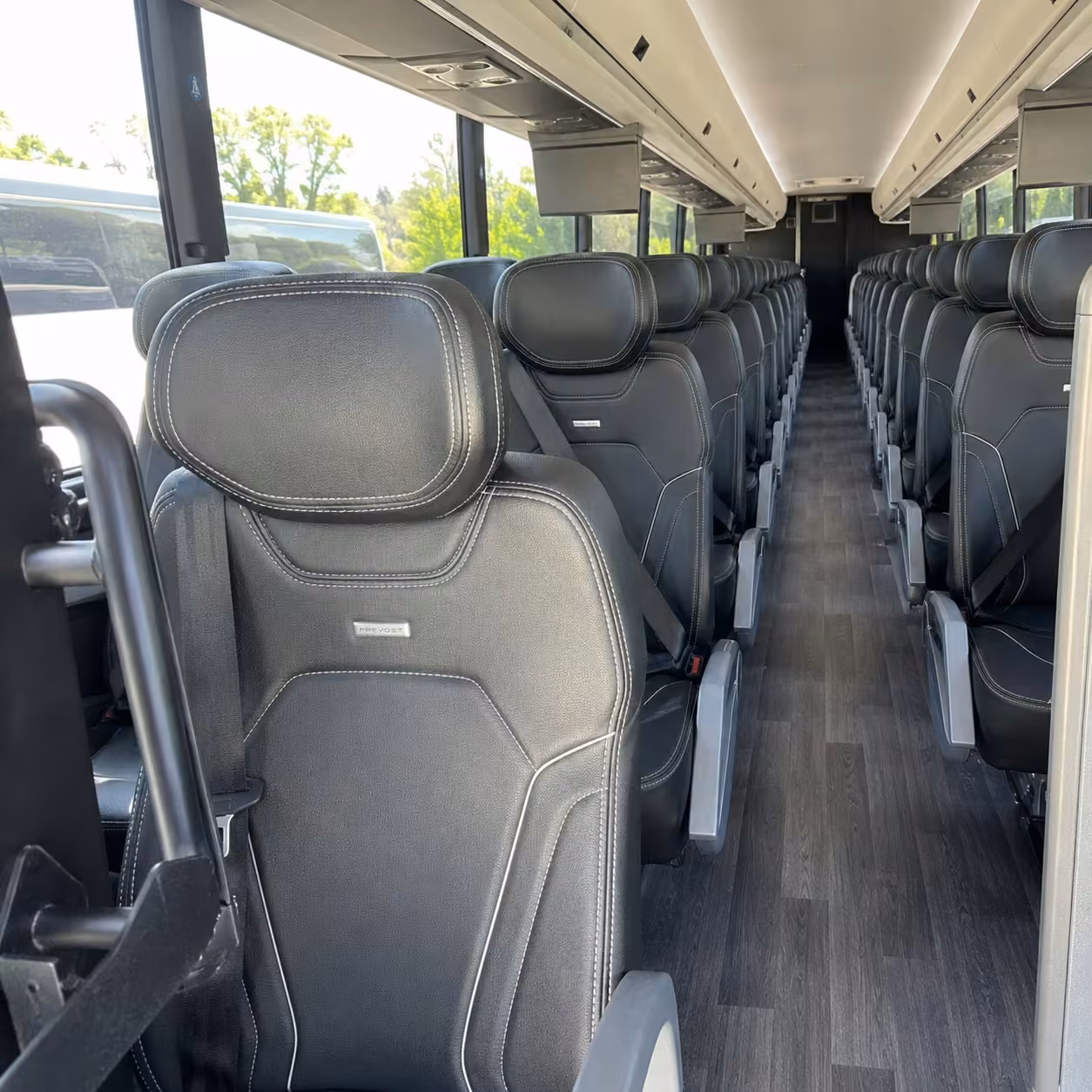 orlando charter bus interior